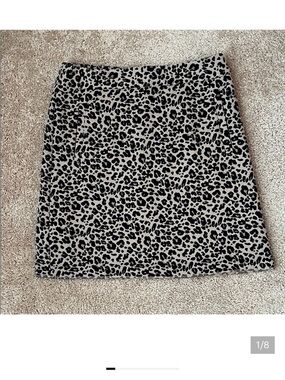 LOFT Leopard Skirt